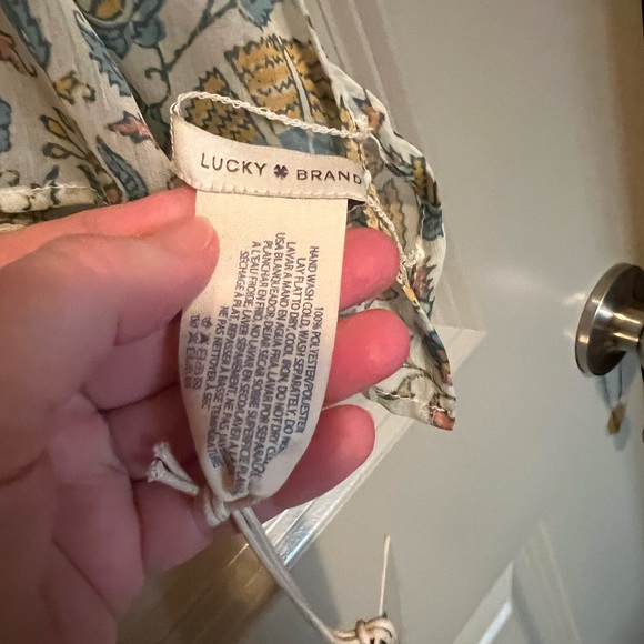 Lucky Brand sheer chiffon cover up - Picture 5 of 7